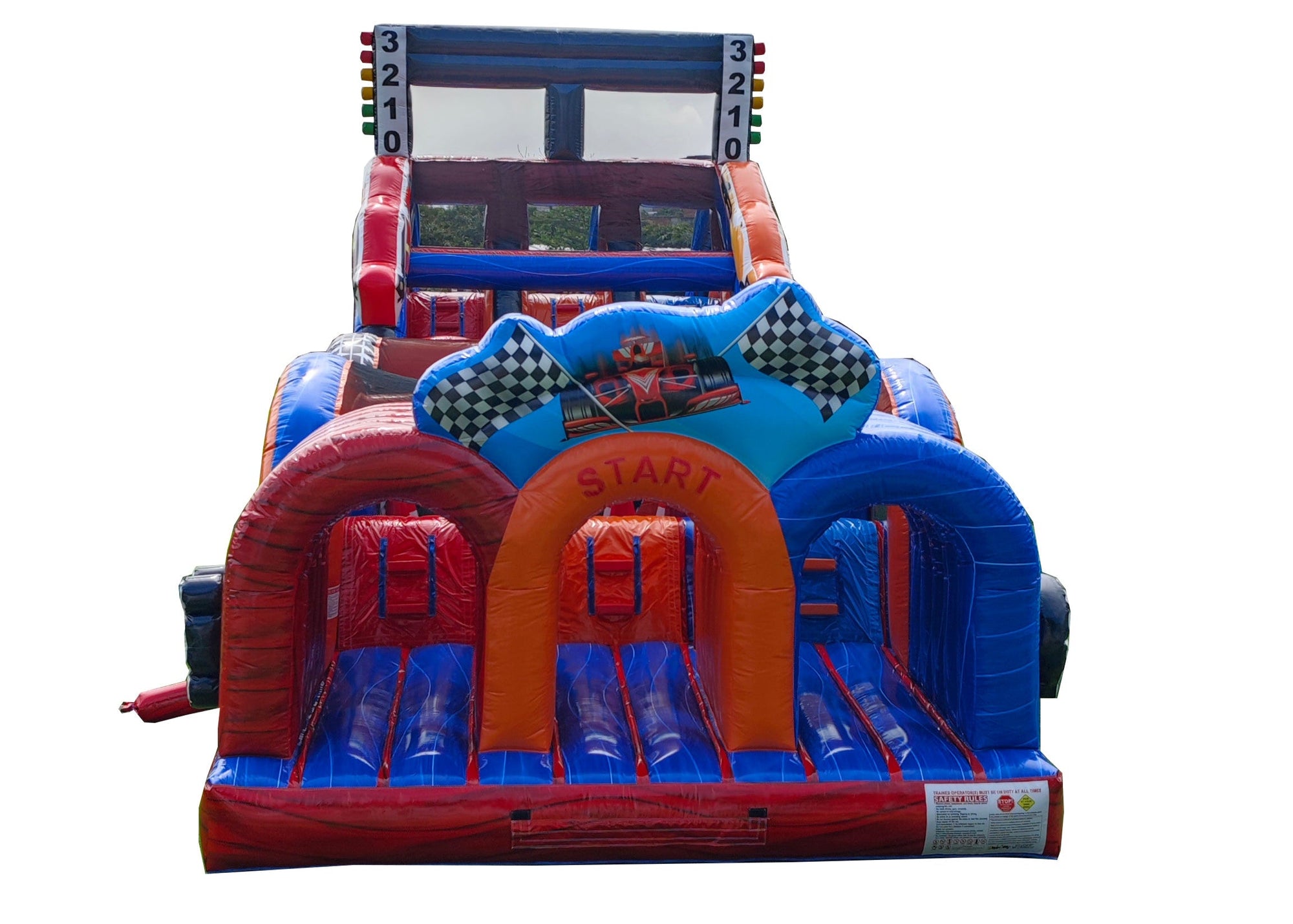 3 Lane Mega Thrill- Race Car IG5250-R