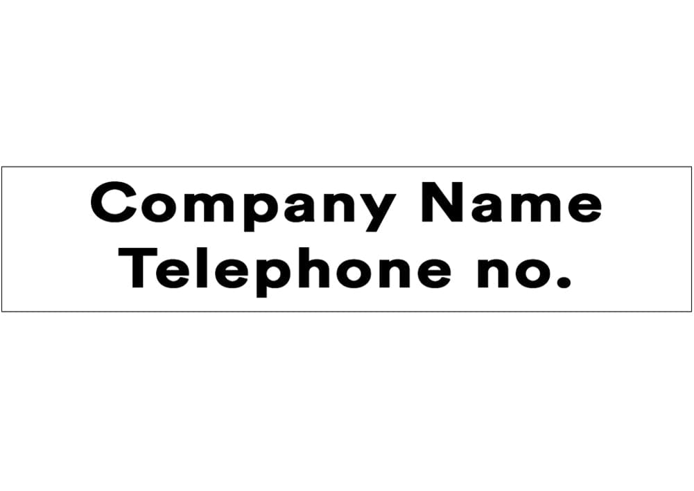 Banner 15x60 inch - AC9043