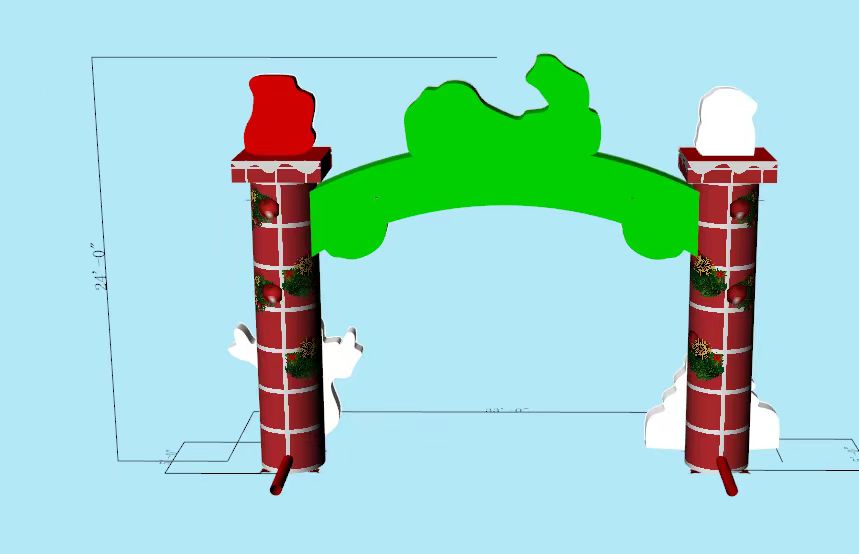 Christmas Arch CMD103