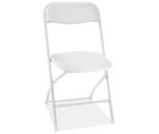 Plastic Folding Chair (WHITE)- AC9200