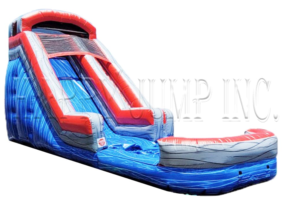 18' Red Volcano Water Slide WS8618-R