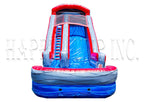 18' Red Volcano Water Slide WS8618-R