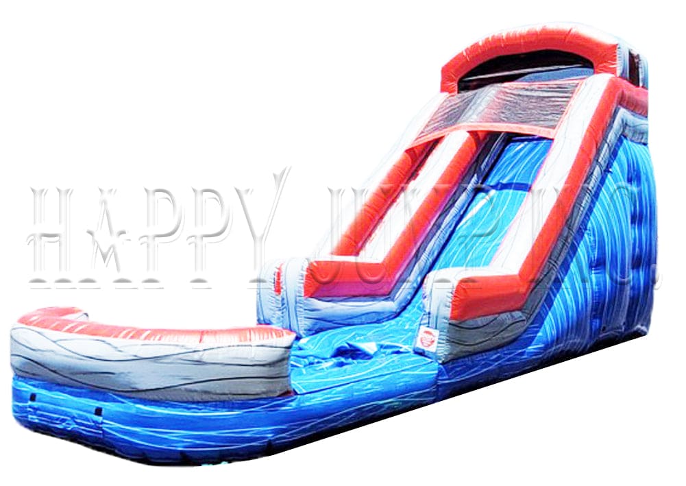 18' Red Volcano Water Slide WS8618-R