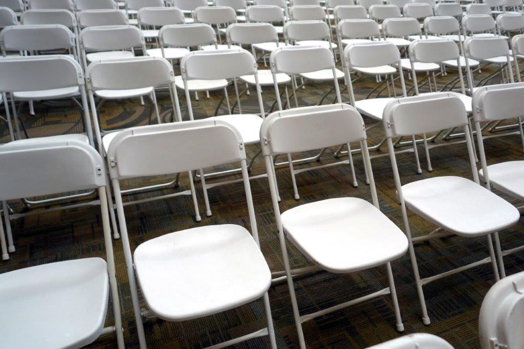 Plastic Folding Chair (WHITE)- AC9200